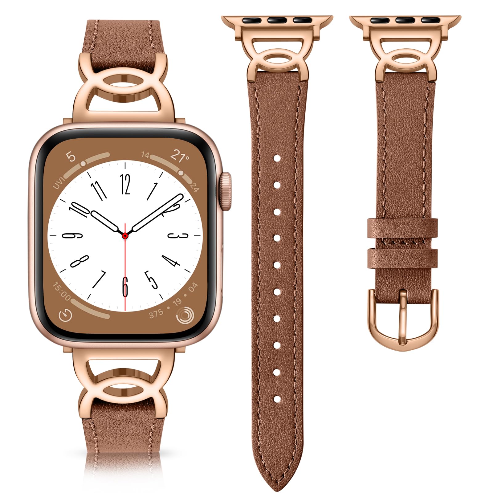 Photo 1 of DaQin Slim Leather Band for Apple Watch