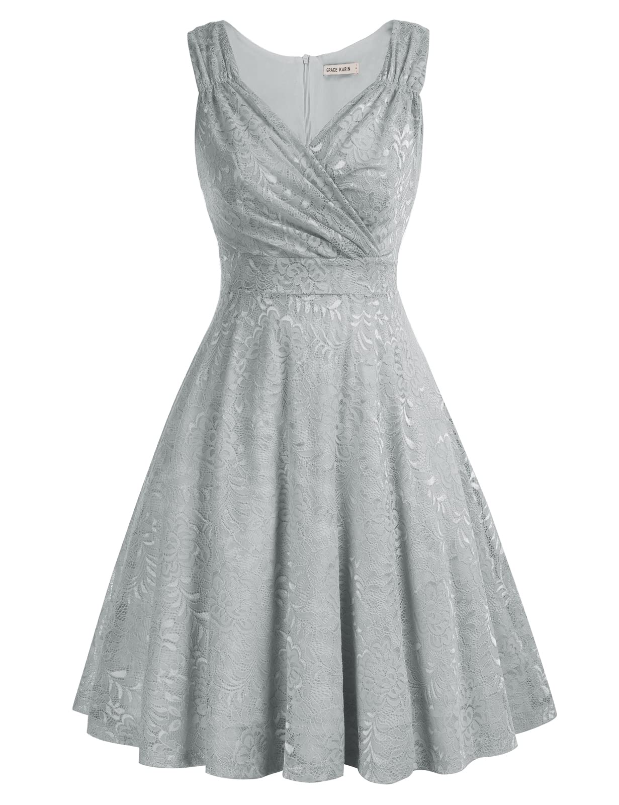 GRACE KARIN Off Shoulder Batwing Cape Midi Dress