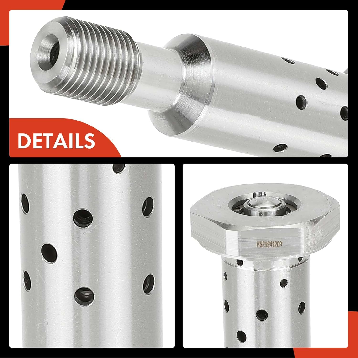 A-Premium 4-PC Engine Variable Valve Timing (VVT) Solenoid Compatible with Chrysler Pacifica, Voyager & Dodge Durango & Jeep Gladiator, Grand Cherokee, Wrangler & Ram 1500, ProMaster 1500 2500 3500