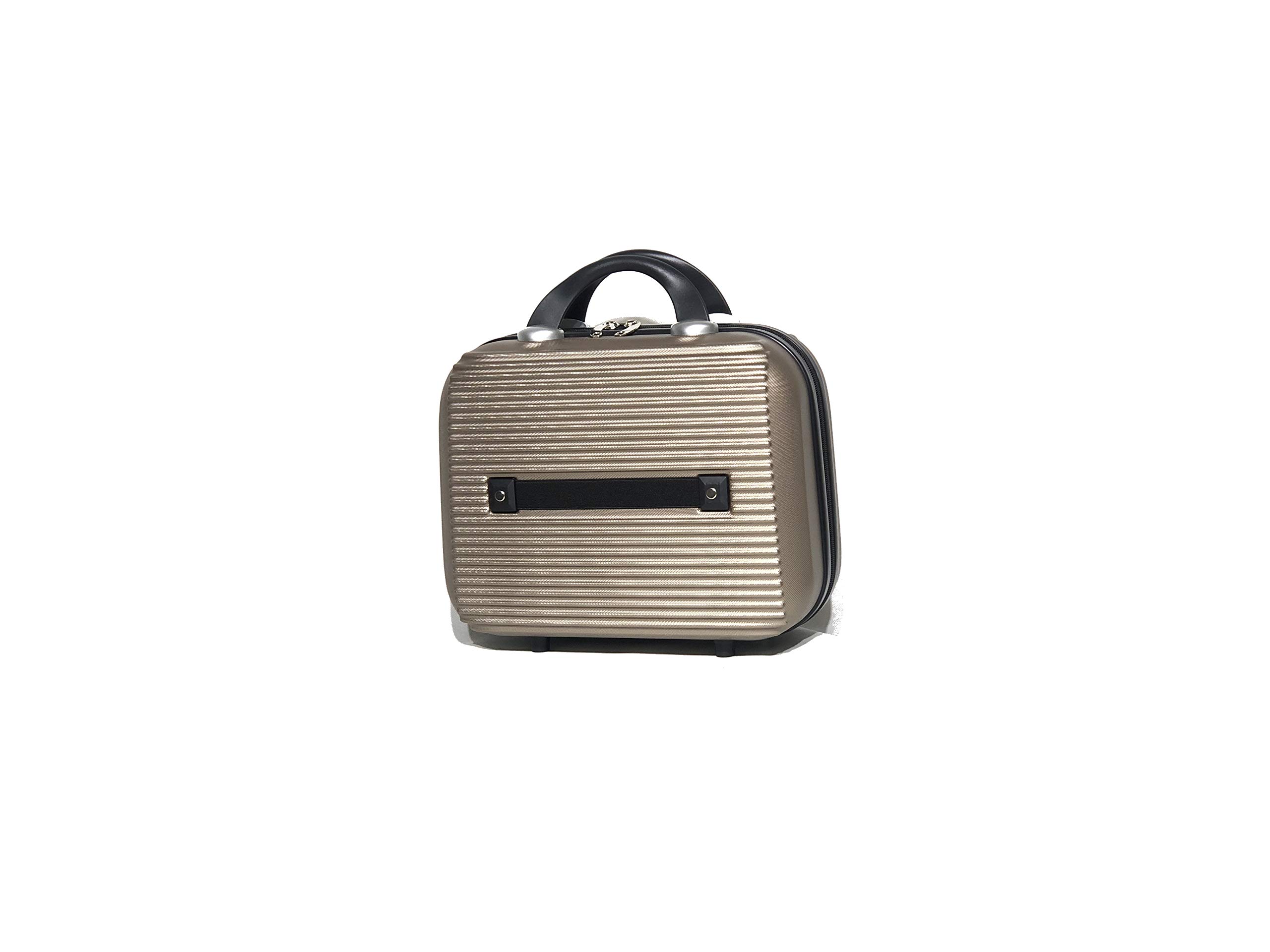 CELIMS La solución completa de Maletas de Viaje: Diversidad de Colores, Material ABS Robusto y Maniobrabilidad de 360 grados., champán, Lot de 4 Valises avec 2 Vanity, Maletas ABS