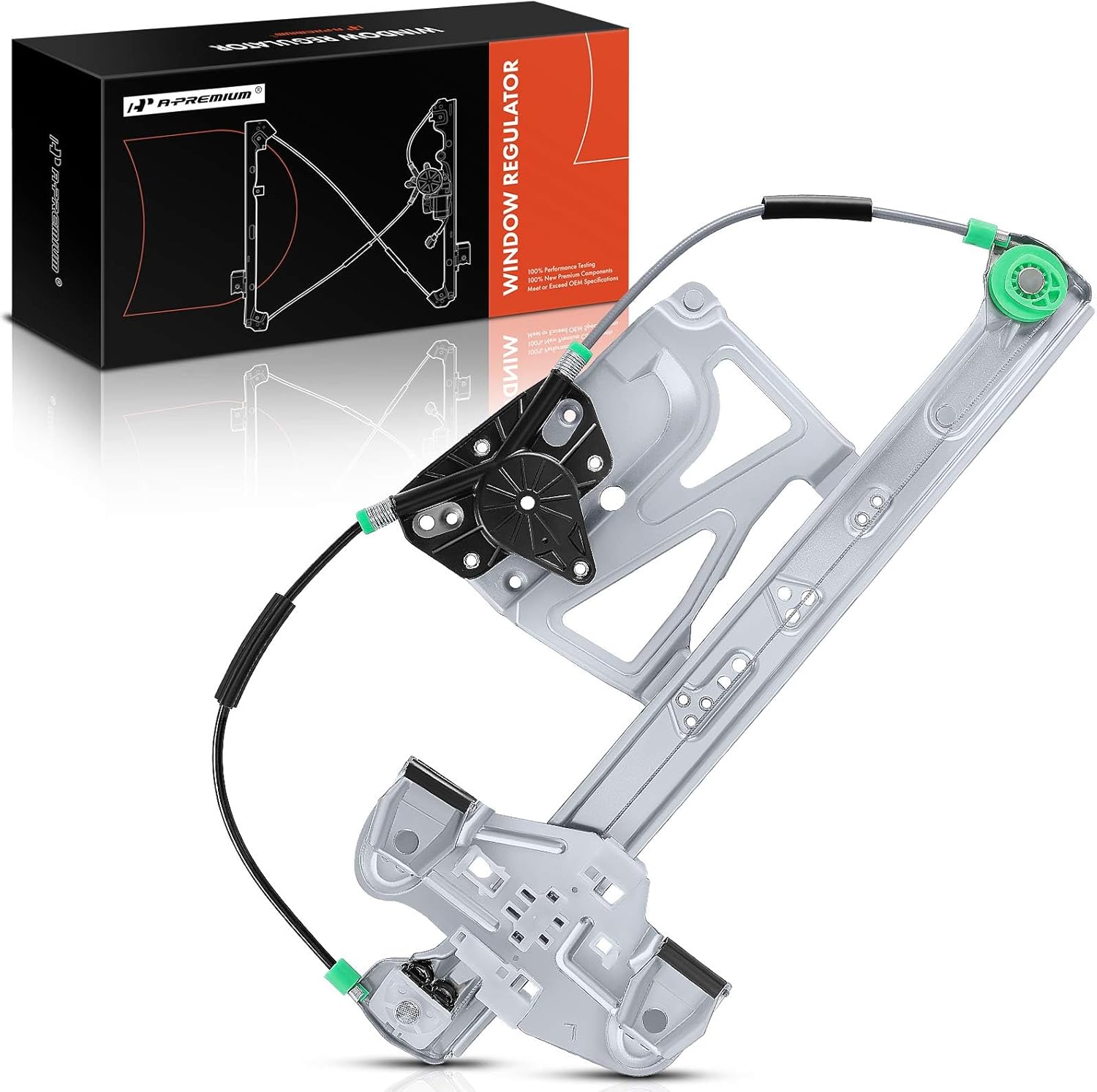A-Premium Power Window Regulator without Motor Replacement for Cadillac DeVille 2000-2005 Front Left Driver Side