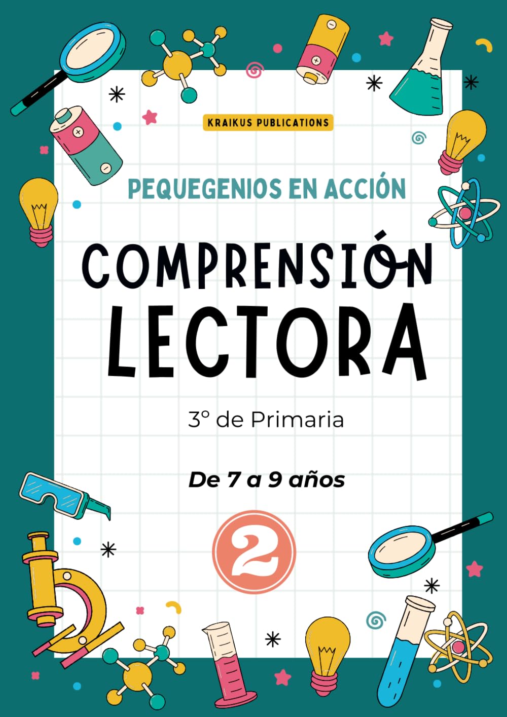 PequeGenios en Acción: Comprensión Lectora 3º de Primaria Parte 2: Ejercicios para ampliar vocabulario y velocidad de lectura