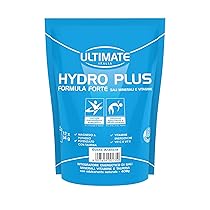 Ultimate Italia – Hydro Plus – 408g – gusto arancia – integratore idrosalino a base di magnesio e potassio ad assorbimento rapido, arricchito con vitamine e taurina