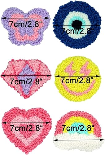 Miniatura 6 de Kit de agujas perforadoras para principiantes, adultos y niños, accesorios de llavero para mochilas, bolsos, llavero de automóvil, kit de bordado de