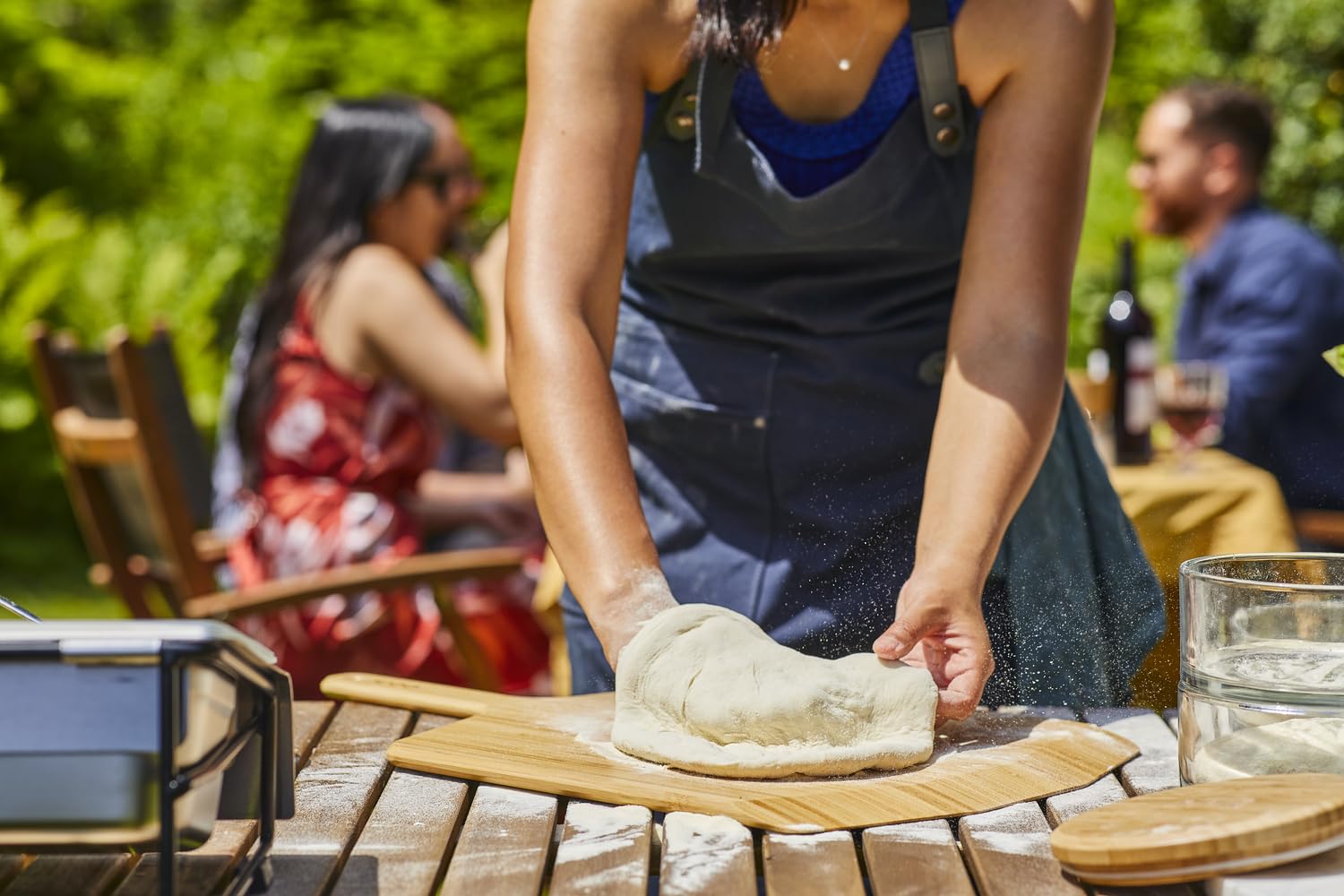 Ooni Pala de pizza de bambú de 30 cm – Tabla de servir – Tabla de pizza de madera – Pala para horno de pizza – Accesorios Ooni