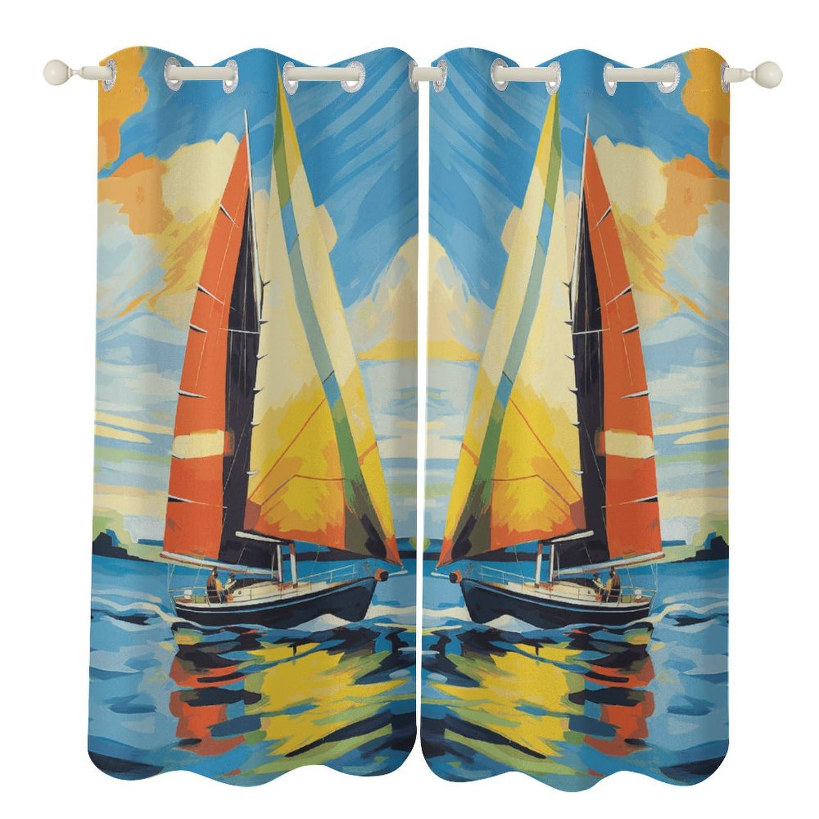Rideaux occultants bleu marine anti chaleur et lumière pour un sommeil réparateur