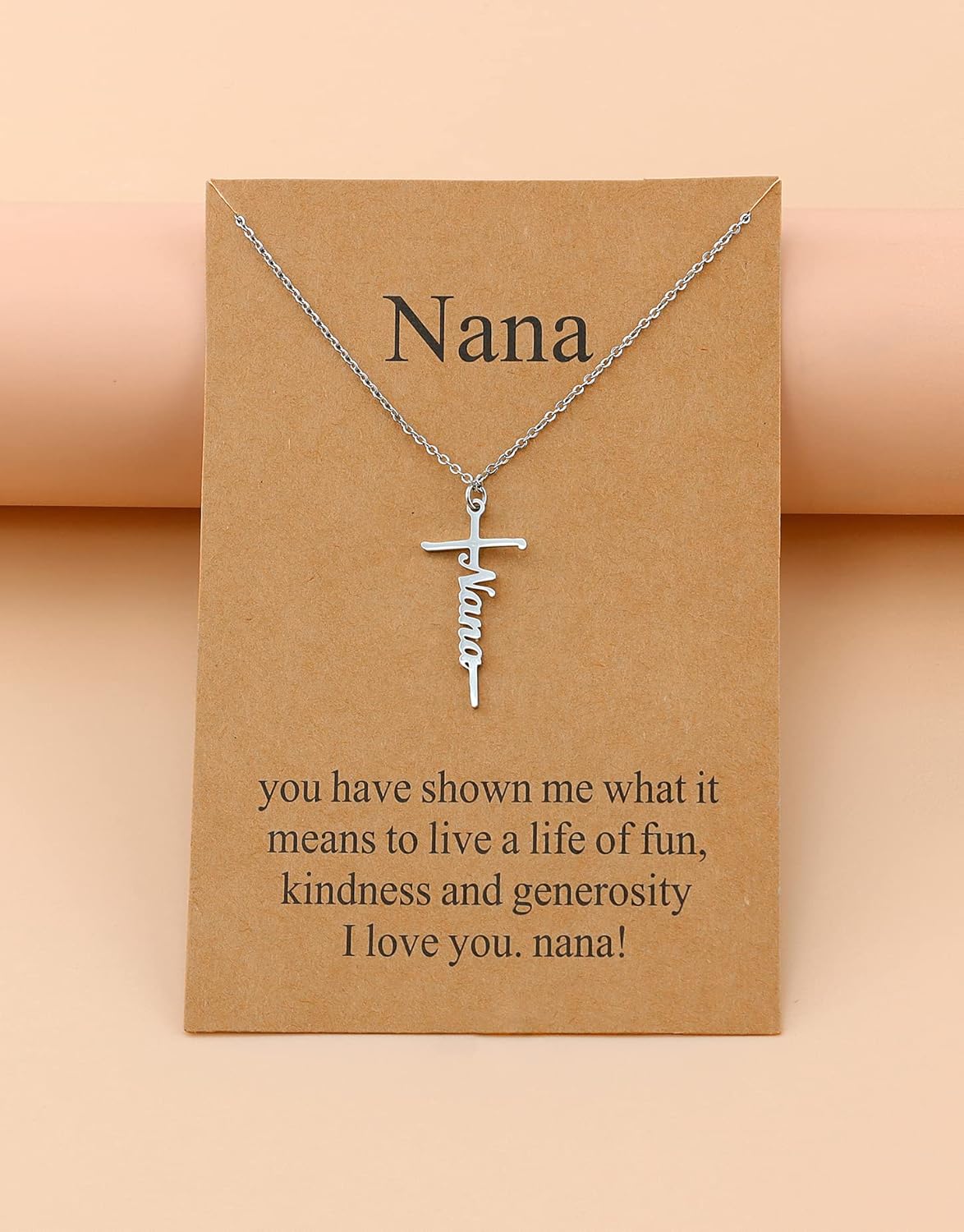 Lcherry Faith Cross Pendant Necklace for Women Religious Christian Jewelry Mother's Day Gifts for Women - Image 5