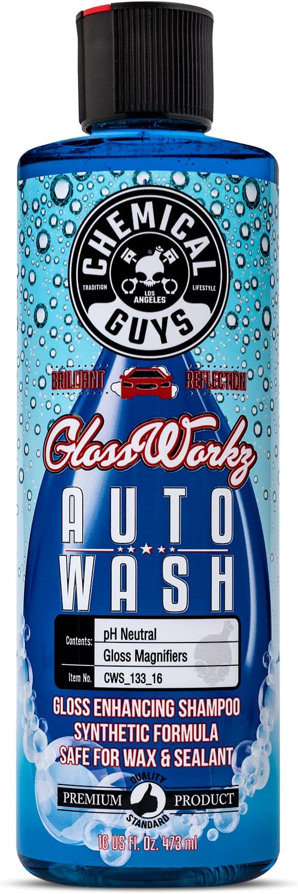 ChemicalGuys CWS13316 Glossworkz Gloss Booster and Paintwork Cleanser (473.2 ml)
