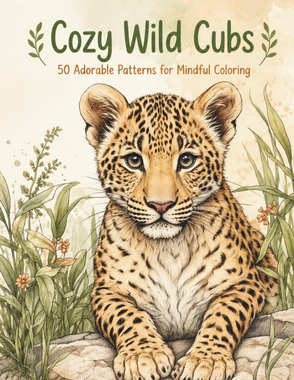 Cozy Wild Cubs: 50 Adorable Patterns for Mindful Coloring (Cozy Creatures Series)