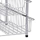 amazon basics 2-Tier Sliding Drawers Basket Storage Organizer, Silver Product Image 6