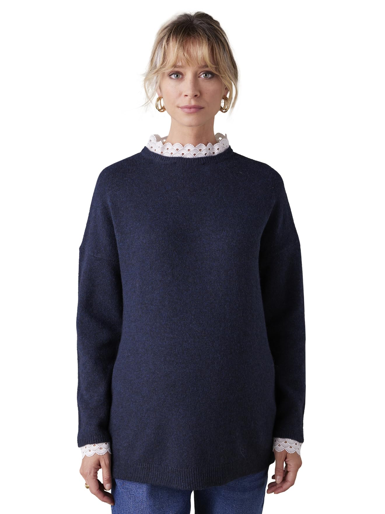 ENVIE DE FRAISE Pull Long détails Dentelle Amovibles Grossesse