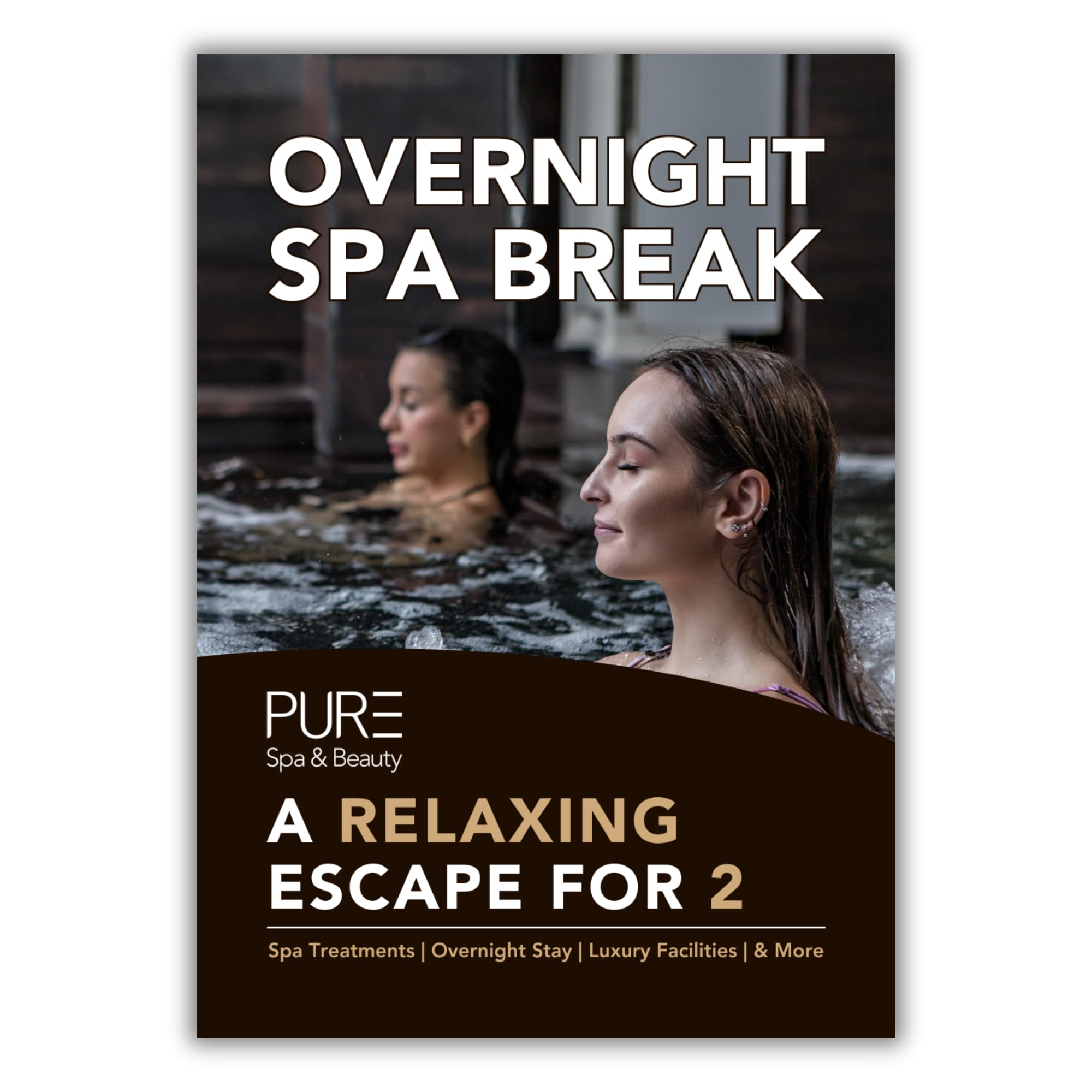 PURESpa & Beauty Overnight Spa Break for 2 at the 5* Hy Hotel Lytham St. Annes - Breakfast, Spa & Treatment