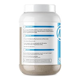 NutraOne ProteinOne Whey Protein Promote Recovery and Build Muscle with a Protein Shake Powder for Men & Women (Mint Chip Ice Cream, 2 LB)