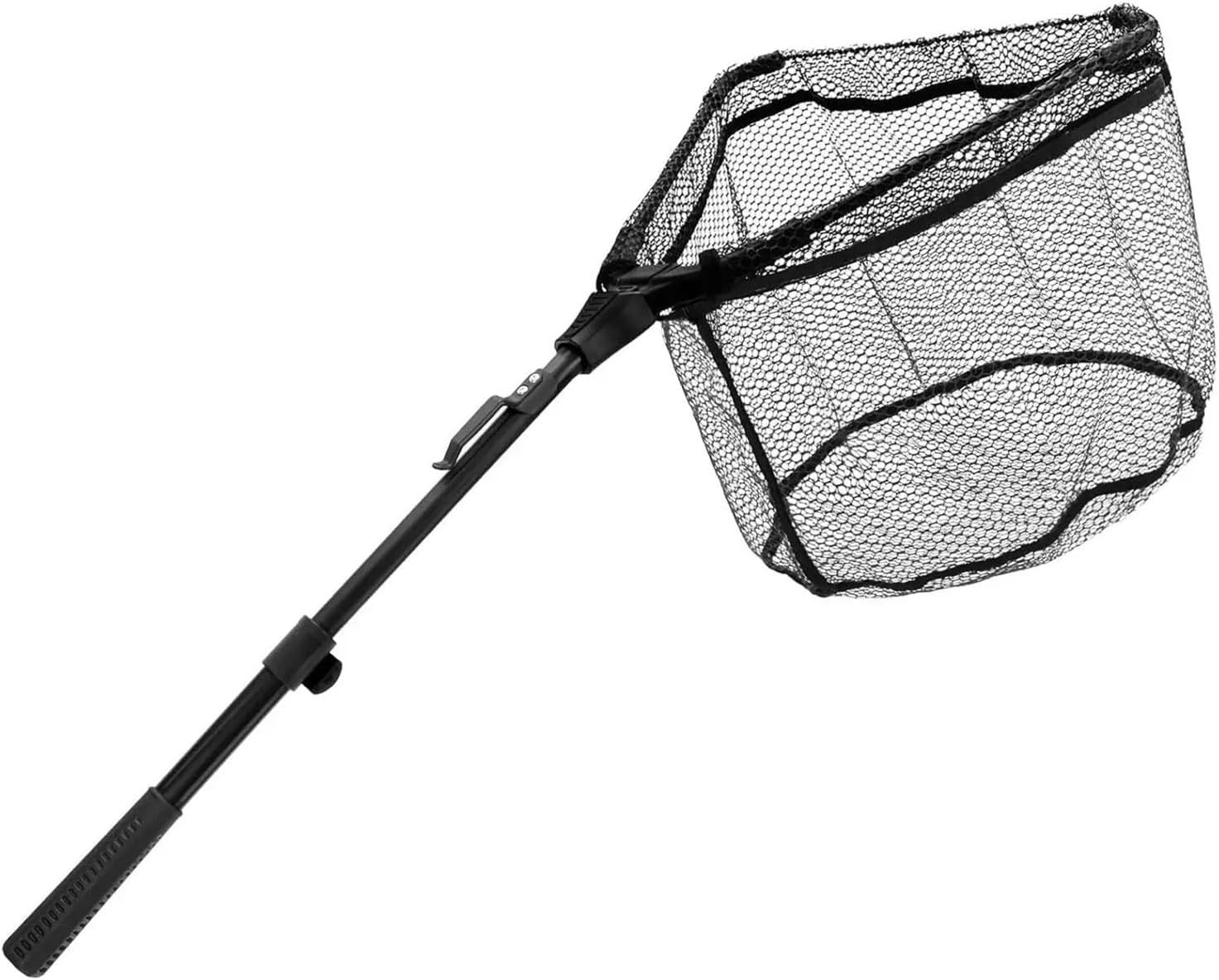 Compatible for Fishing Net with Telescopic Handle Folding Portable Tools Catcher