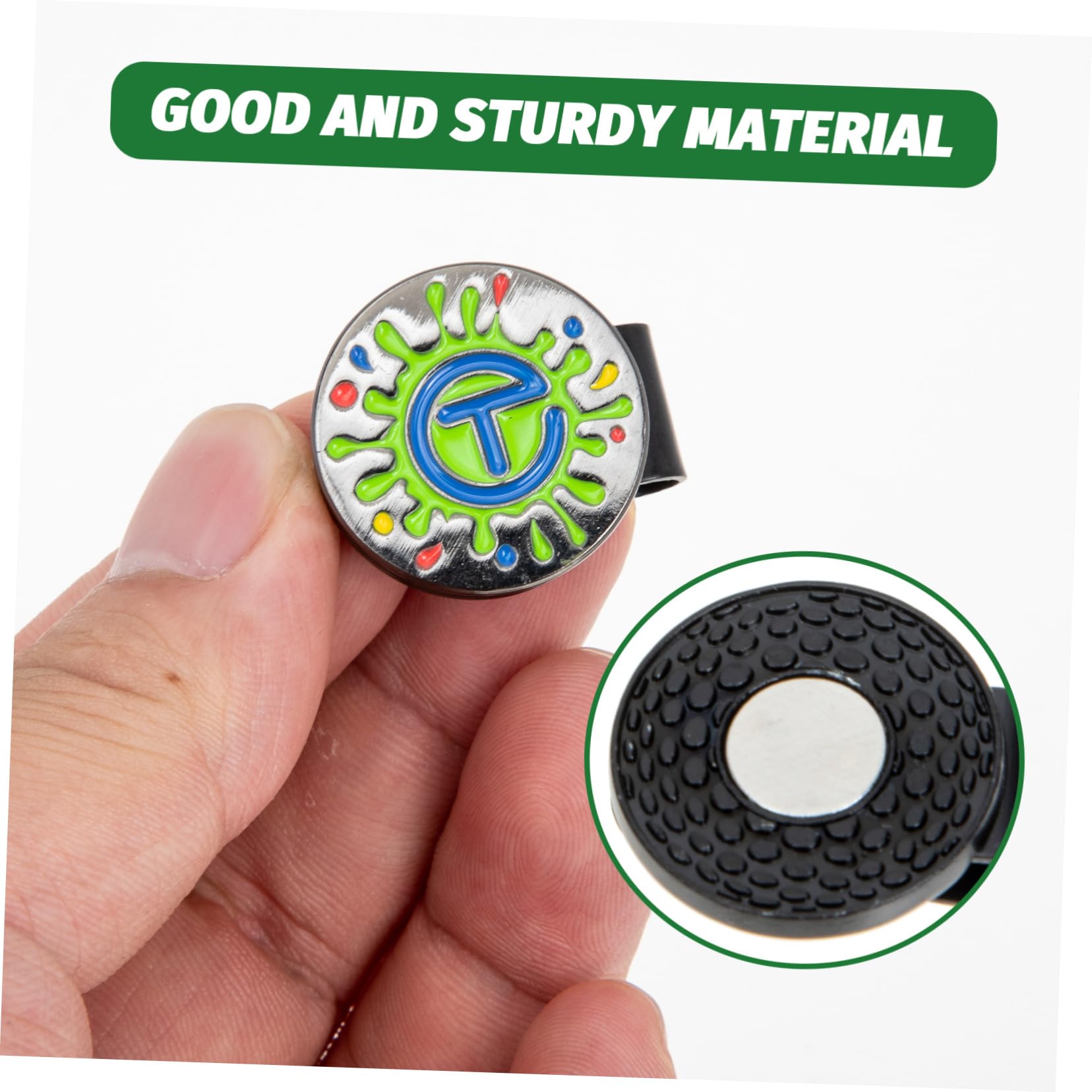UKCOCO Clip Magnetiche per Golf Marcatori per Palline Metallo con Design per Donne Accessori Golf E Pratici