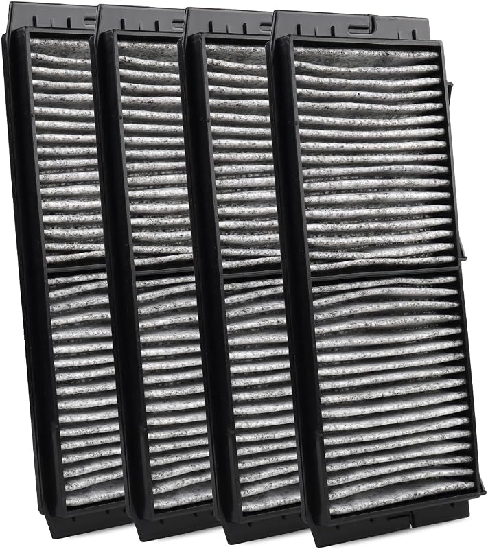 Filtro de ar-condicionado de cabine Forccord para Mazda 3 2010-2013 e Mazda 3 Sport 2010-2014 – Kit com 4 unidades