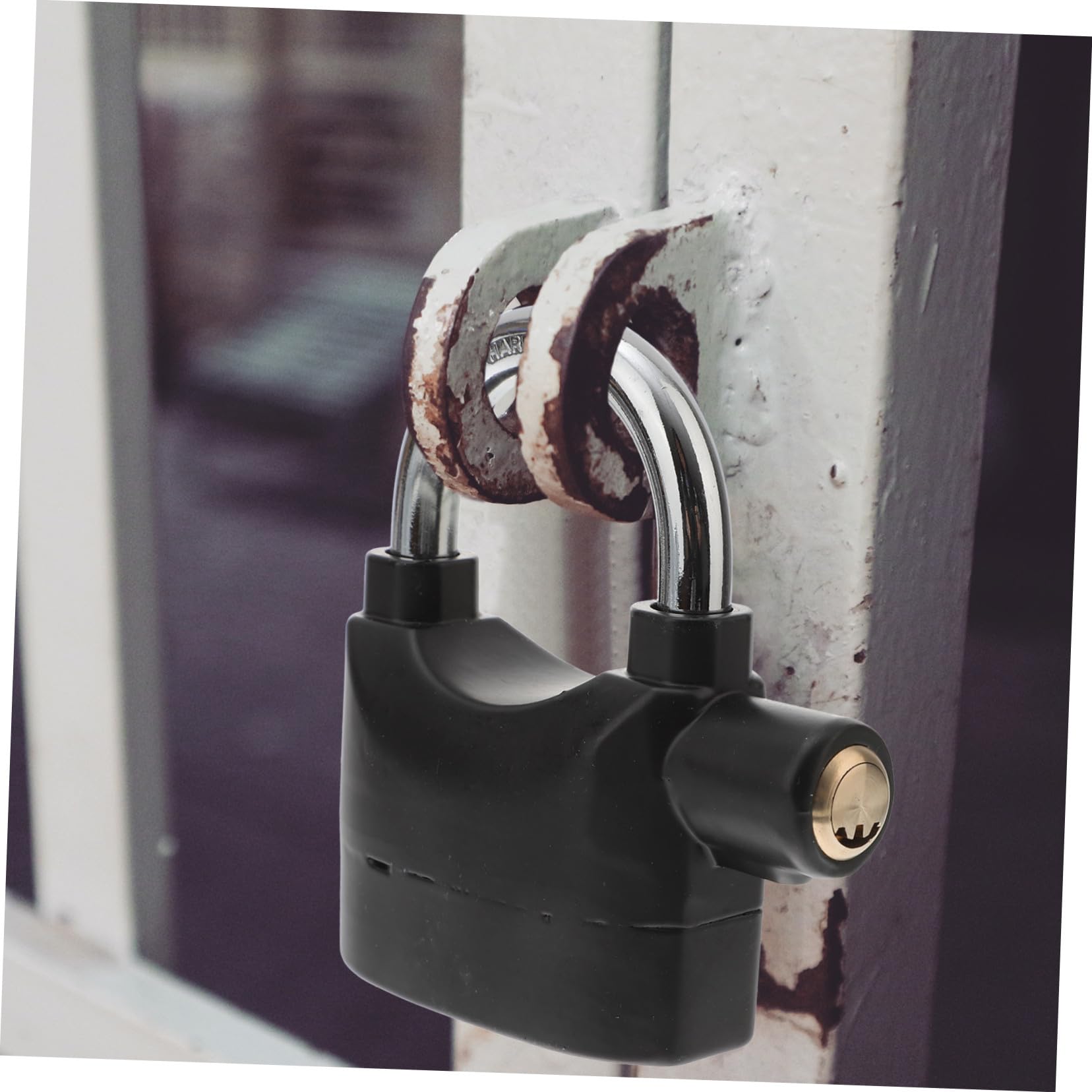 2 Candados Alarma para Bicicleta y Motocicleta en Forma de U, Diseño Compacto, Sonido de Alta, Fáciles de Transportar, 3 Llaves, Ideales para Uso Exterior y Seguridad en Puertas