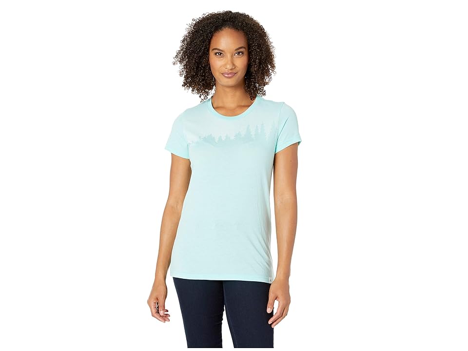 

tentree Juniper T-Shirt (Blue Tint) Women's Clothing, Green