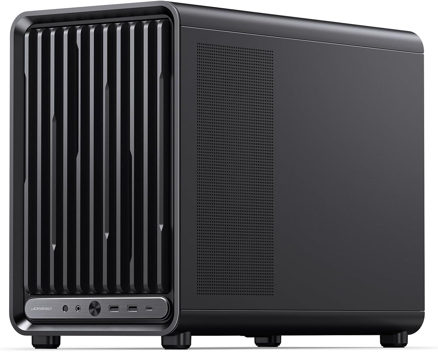 JONSBO D33 Black Micro ATX PC Case,High Airflow MATX case with Tempered Glass Panel,9 Fan Positions,High Compatibility,Supports MATX BTF MB, 435mm GPU/360AIO/172mm Air Cooler,ATX/SFX PSU,Black