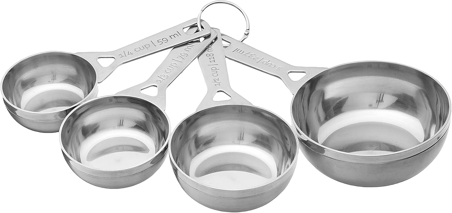 Le Creuset Stainless Steel Measuring Cups, Set of 4 Home