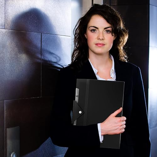 Miniatura 5 de Antner Paquete de 4 organizadores de archivos de acordeón tamaño carta, carpeta de archivos expandible de 8 bolsillos, bonitas carpetas para