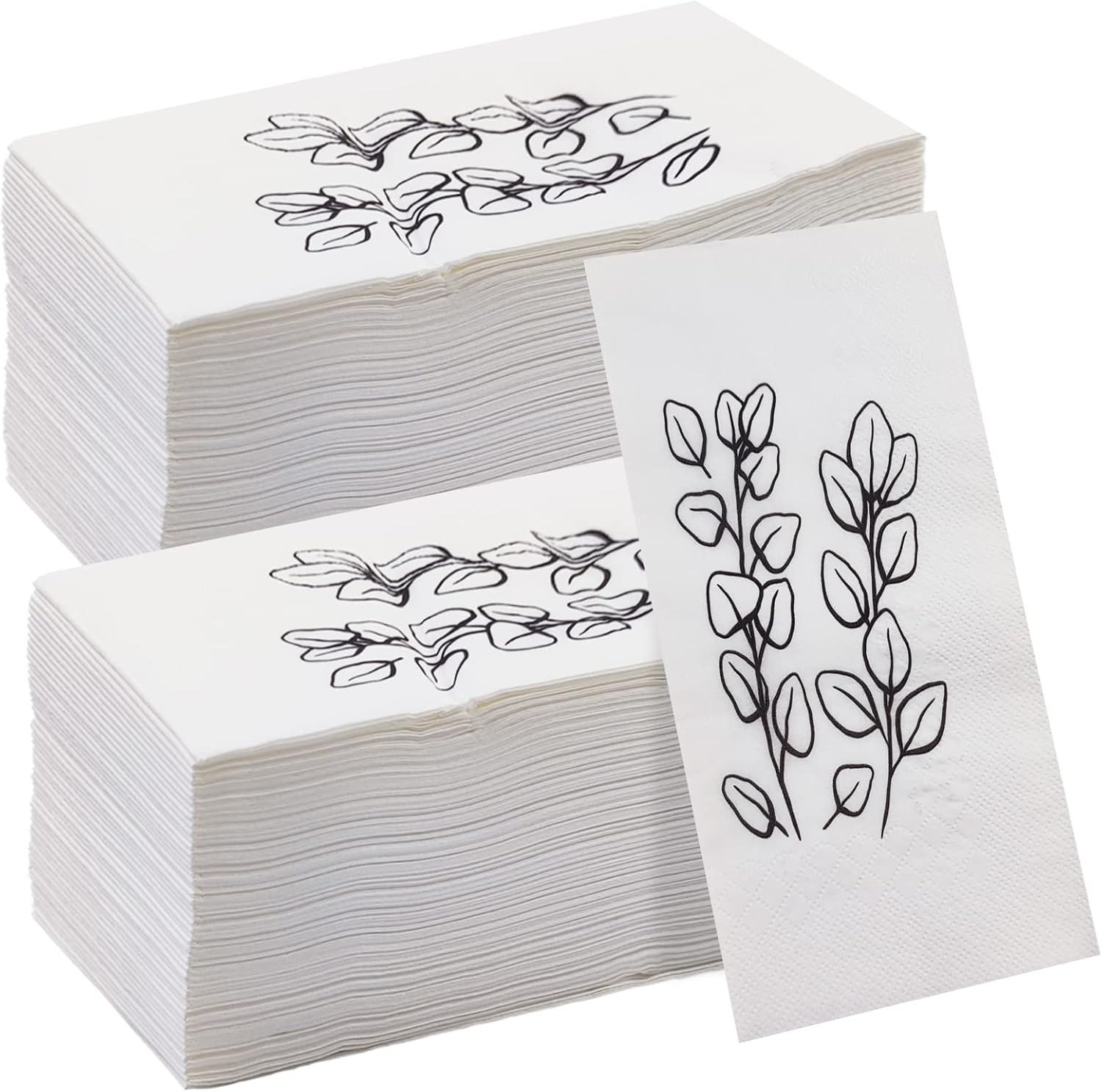 200PCS Disposable Guest Hand Towels for Bathroom, 2 Layers