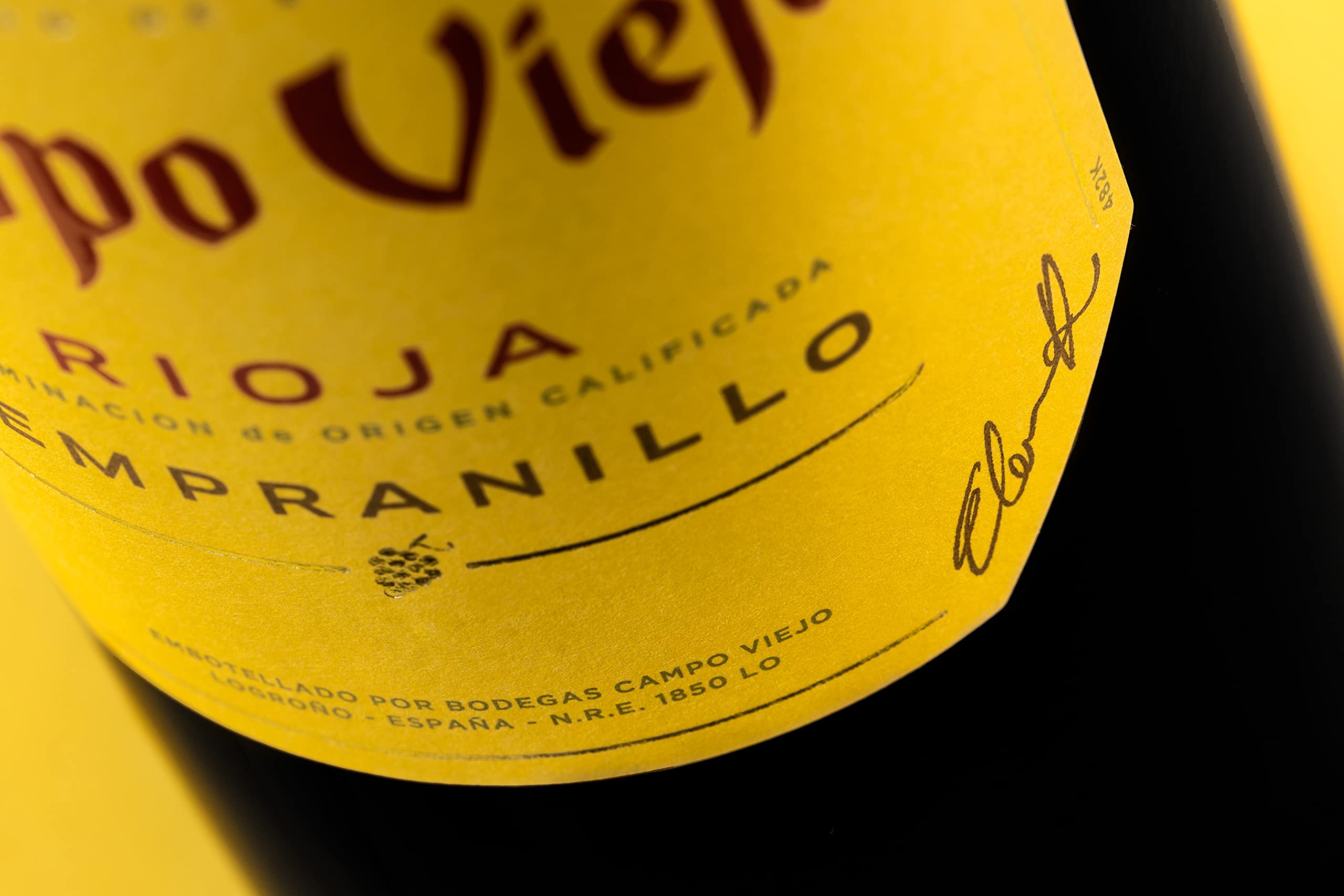 CAMPOVIEJO Tempranillo Rotwein – Spanischer Rotwein mit Fruchtaromen, würzigen Kräuternoten & zarter Vanille-Kokos-Süße – Weinbox-Set | 6 x 0,75 L | 750 ml (6er Pack)
