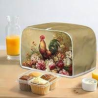 Vista 57 de Marbling Butterfly Print 2 Slice Toaster Dust Cover, Kitchen Small Appliance, Anti Dust and Fingerprint Bread Machine Cover