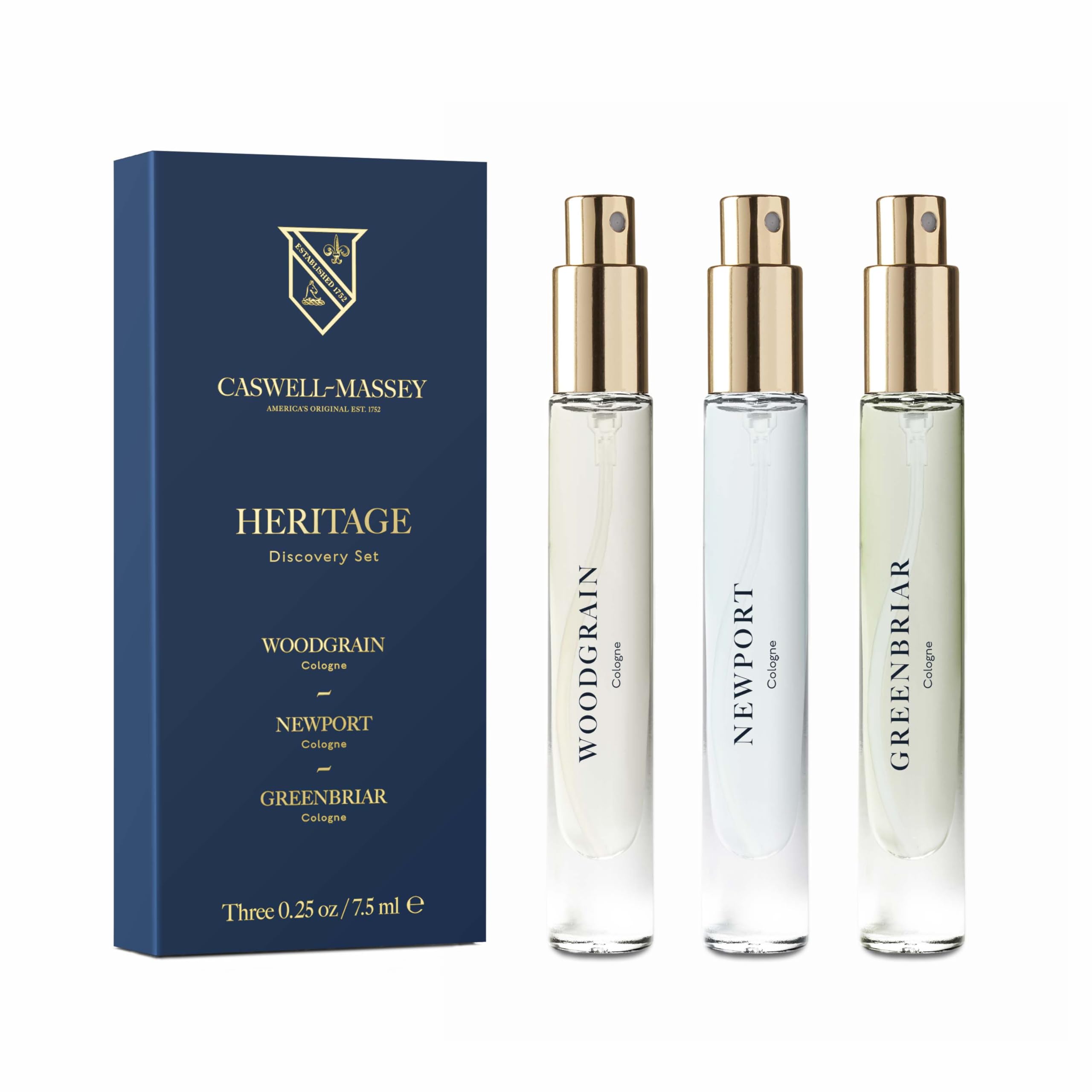 Amazon.com : Caswell-Massey Cologne Discovery Set for Men, Travel