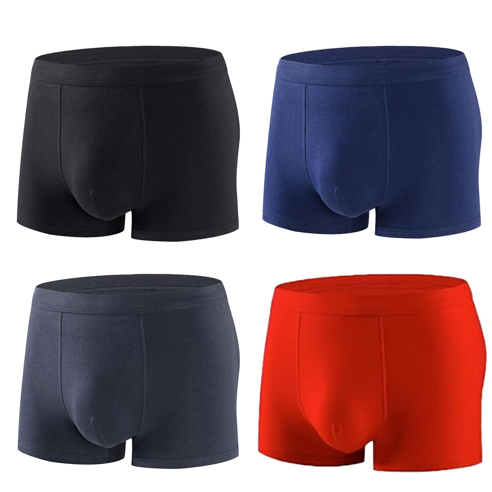 Mens Incontinence Underwear,Men's Ultra-Absorbent Incontinence Boxer Briefs,Leak Proof Washable Reusable