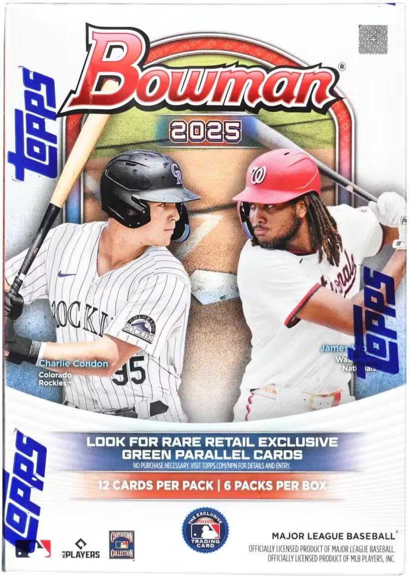 2025 Bowman Baseball Trading Card Blaster Box