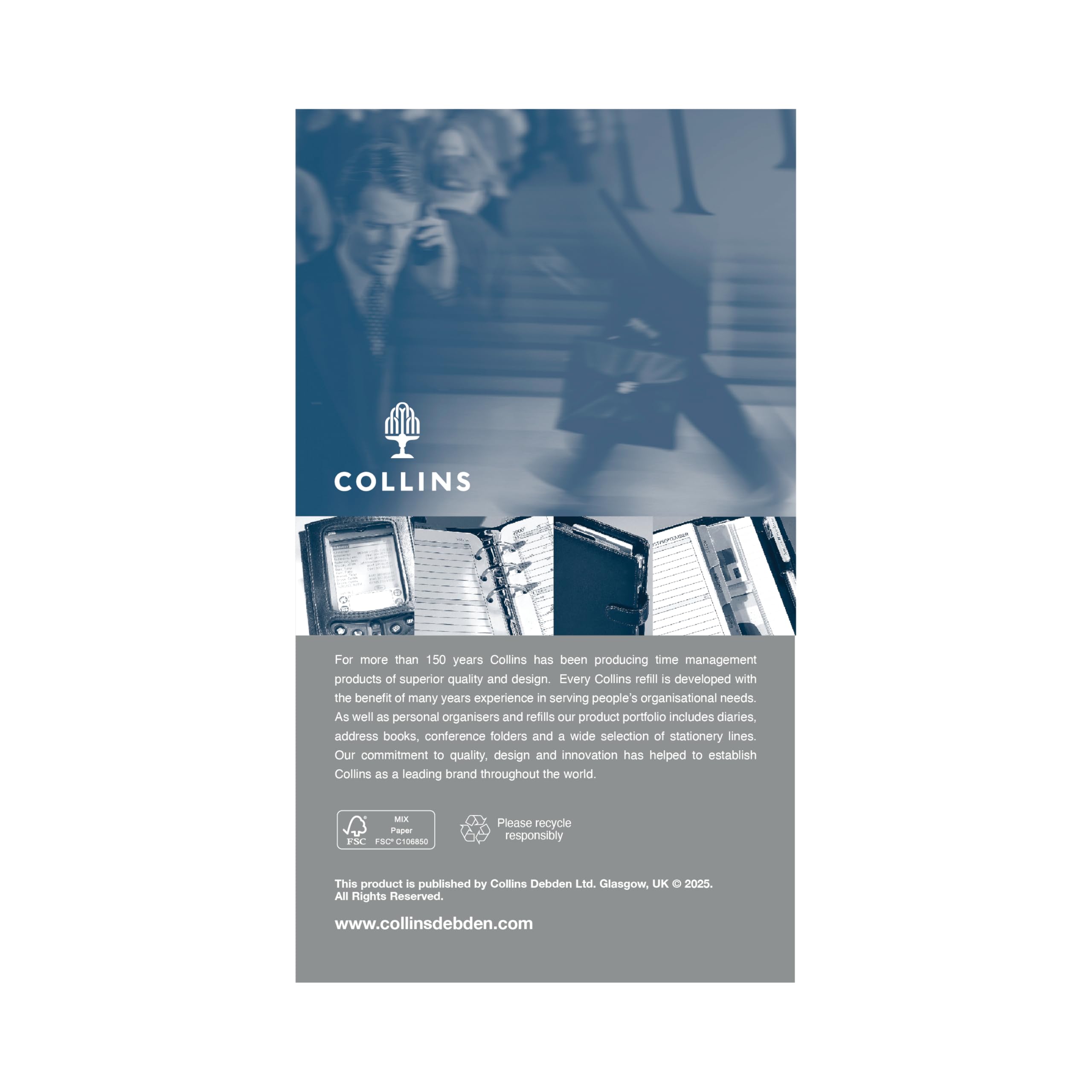 Collins Day Planner Calendar Year 2026 Diary/Planner, Week To View Wit - Collins Debden