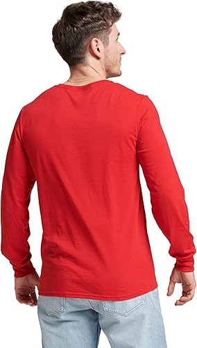 Miniatura 4 de Russell - Camiseta de manga larga de algodón para hombre