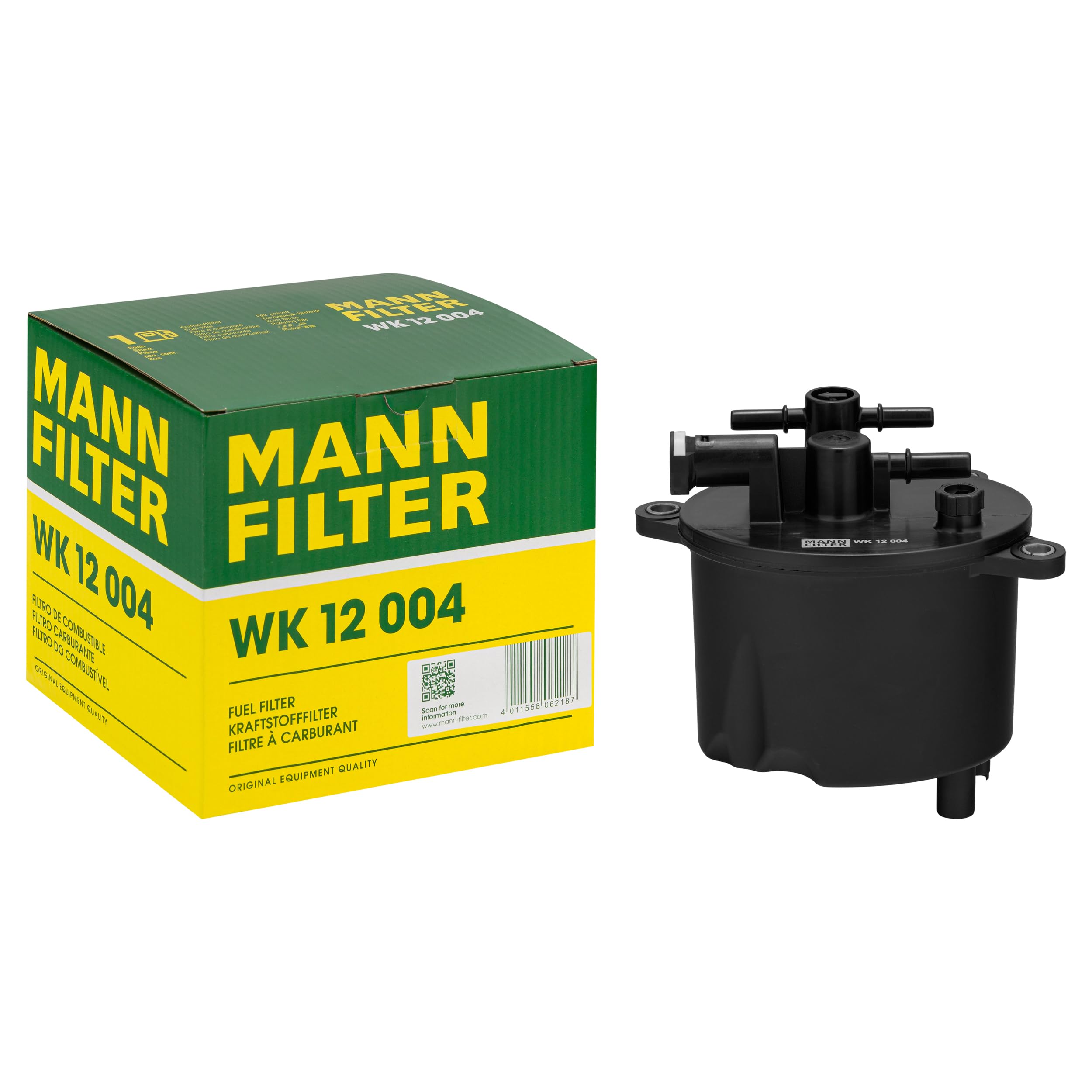 Fuel filter In-Line Filter WK 12 004 MANN-FILTER for CITROËN PEUGEOT