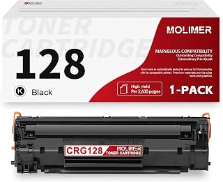CRG128 Toner Cartridge Replacement for Canon 128 Toner ImageCLASS MF4570dn MF4880dw MF4770n MF4450 FAXPHONE L100 Printer Ink 1 Pack, 3500B001 (1)