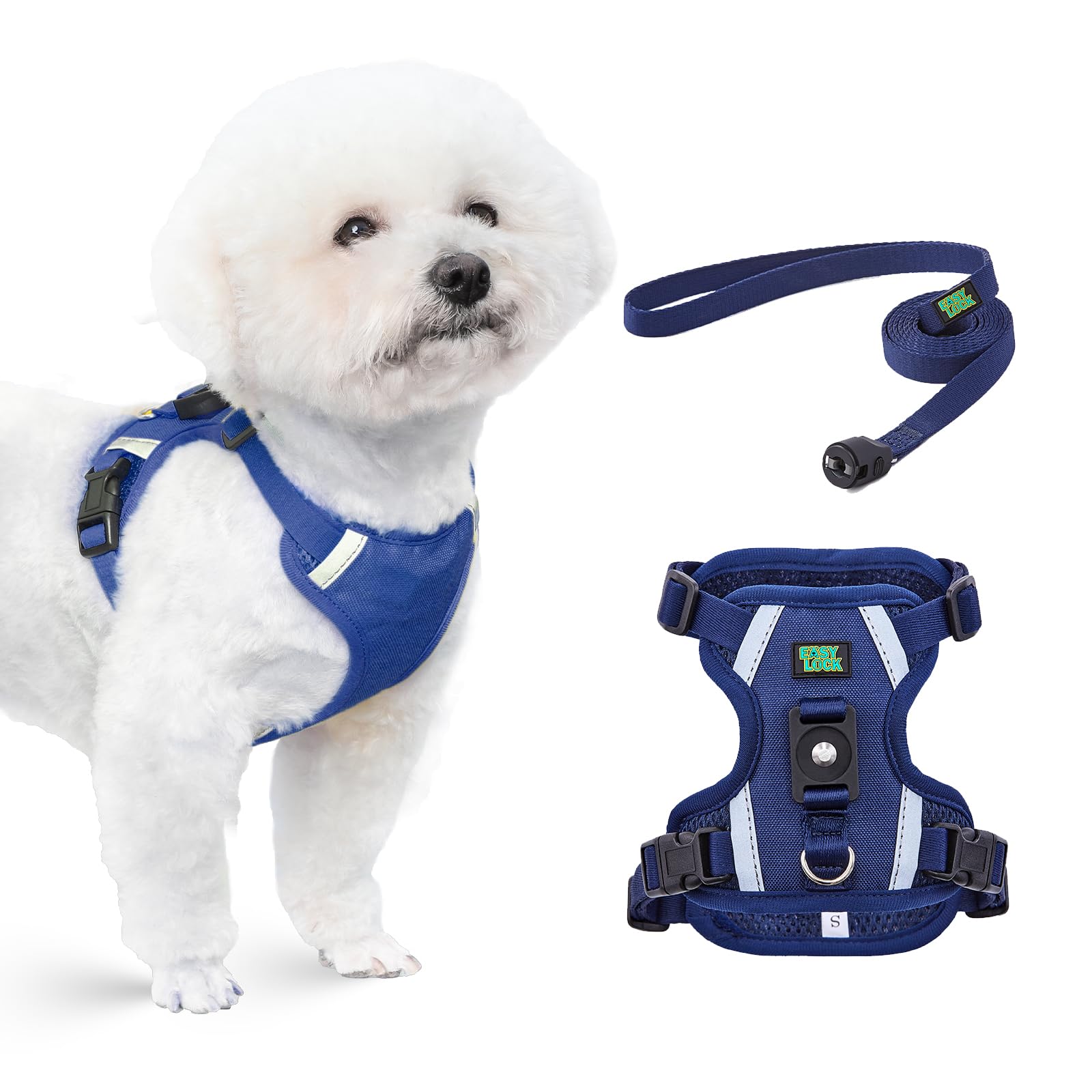 Amazon | EASY LOCK 犬 ハーネス リードセット 犬 夏用ハーネス セット