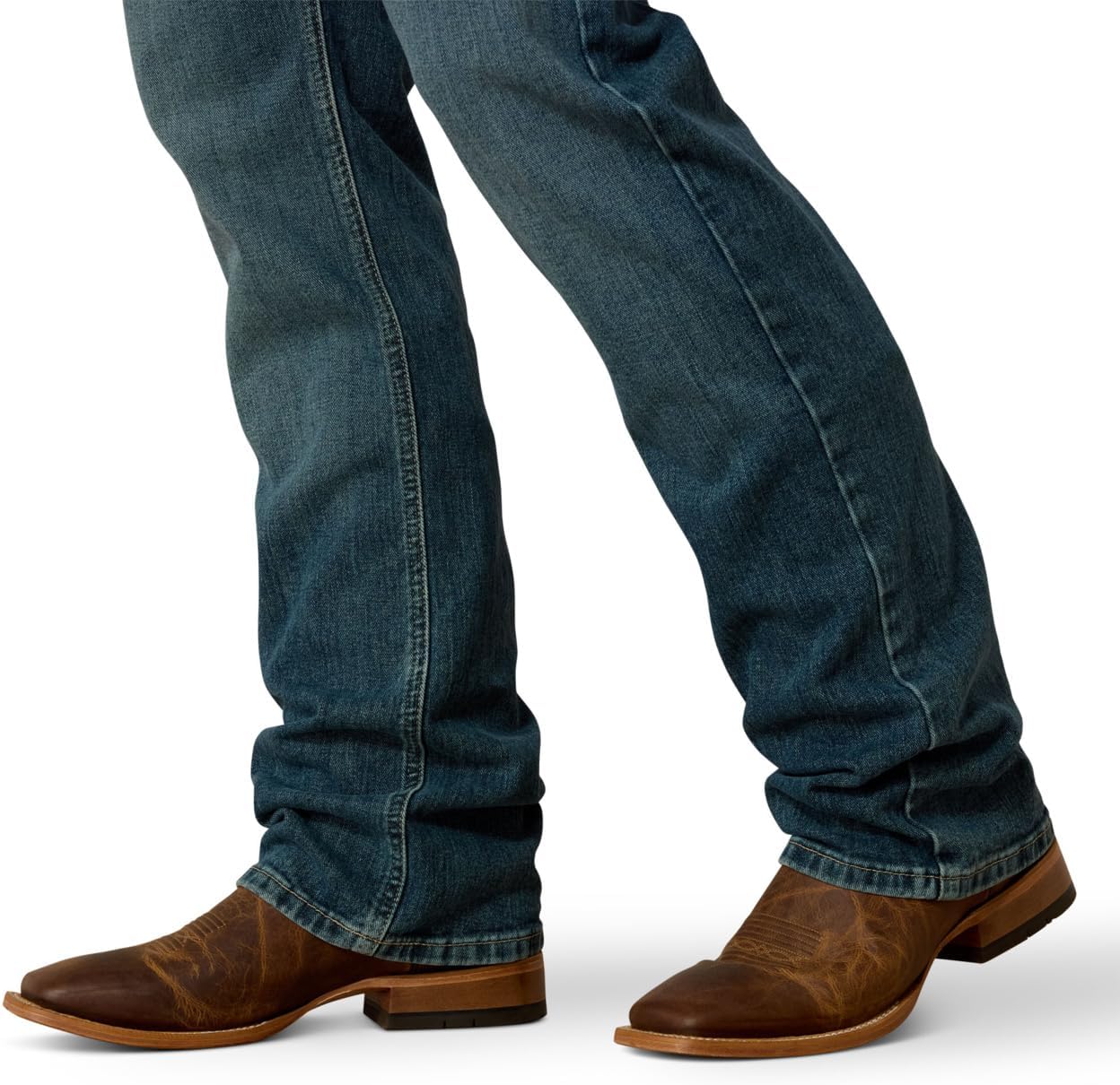 Ariat Mens M4 Low Rise Stretch Legacy Boot Cut Jean - Image 6