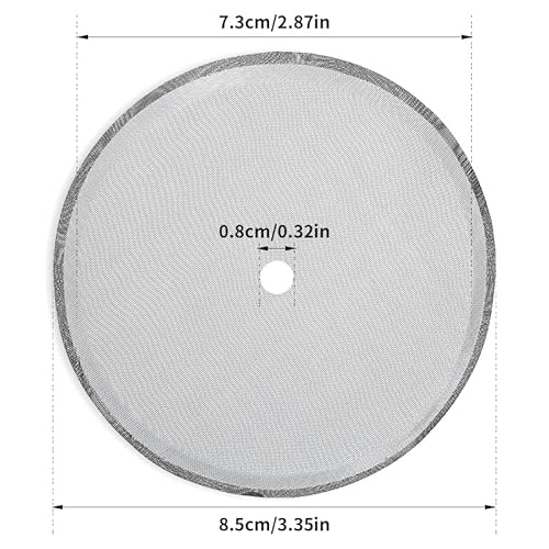 Dircolz DZ22 10 Pcs French Coffee Press Replacement Filter Screen,3.3In .Only Applicable To 21Oz (600Ml) Reusable Stainless Steel Metal Filter Mesh thumb #1