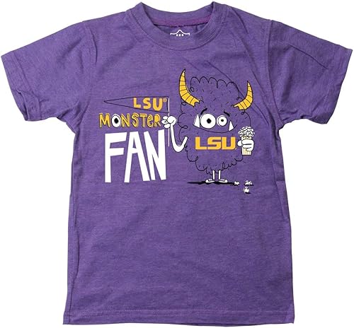 Wes & Willy LSU Tigers - Camiseta para fanáticos de los monstruos para niños disponible en Yaxa Colombia
