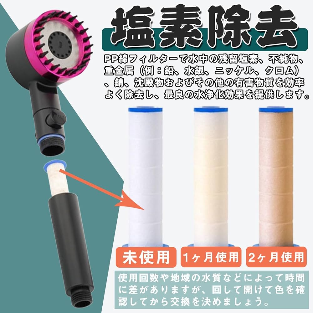 WSJ FA 高圧シャワーヘッド W-693 Hokonui 【最新モデル】シャワーヘッド マイクロナノバブル