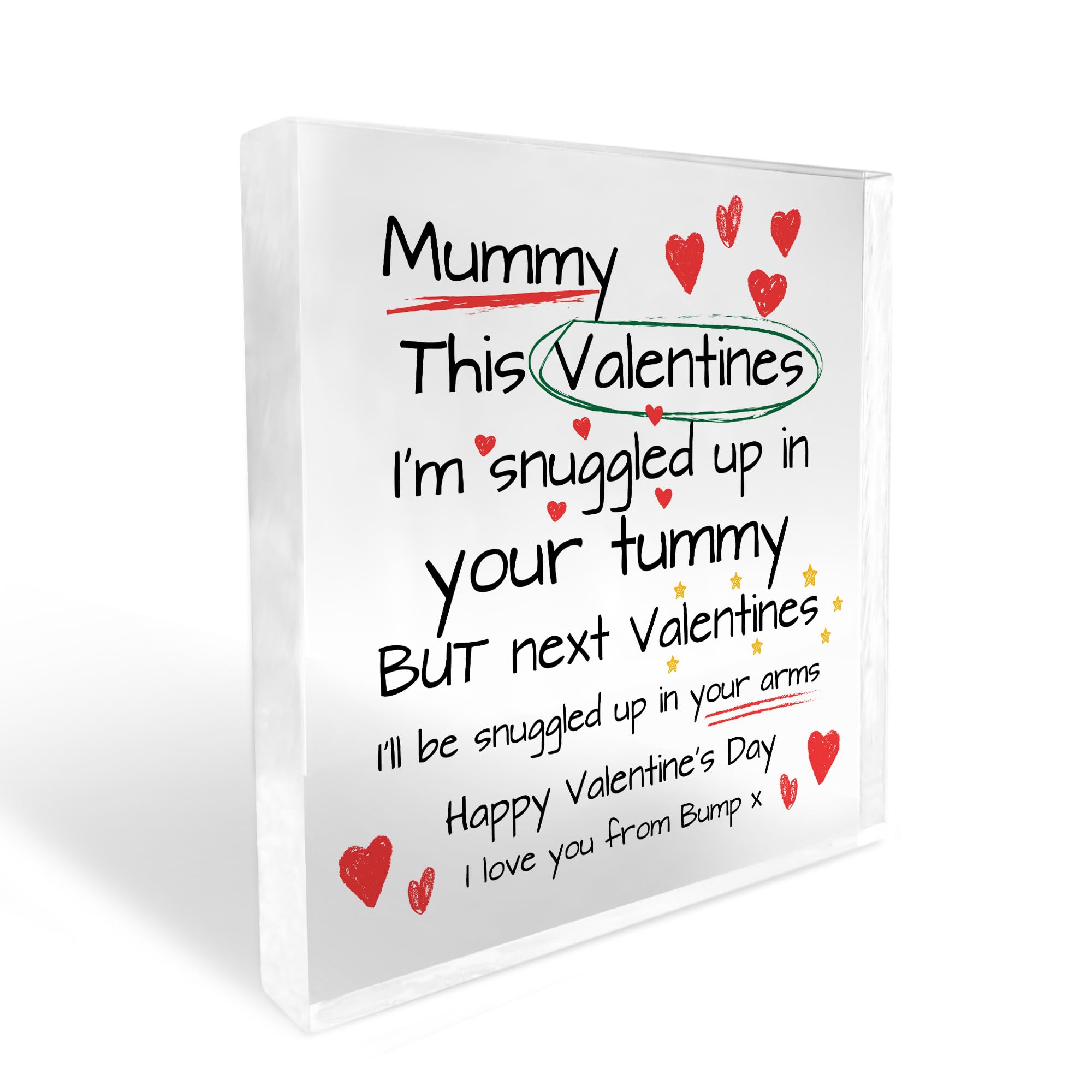 Red Ocean Mummy To Be Gifts For Valentines Day Gift From Bump Gift For Mummy From Bump Baby Gifts 1st Valentines Gift For Mummy To Be