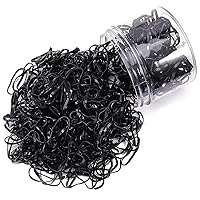 Vista 1 de OIG Brands 1500 soportes para cola de caballo, bandas de goma sin daños para bebés y niñas pequeñas, elásticos para el cabello pequeños de 1 pulgada