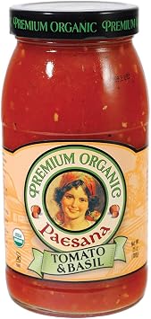 Organic Sauce; Tomato & Basil