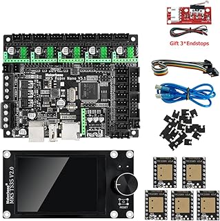 MKS Robin Nano V3 32Bit 168Mhz F407 Control Board 3D Printer motherboard 3D Parts TFT screen USB print VS Nano V2 (Color : TS35 5pcs TMC2209)