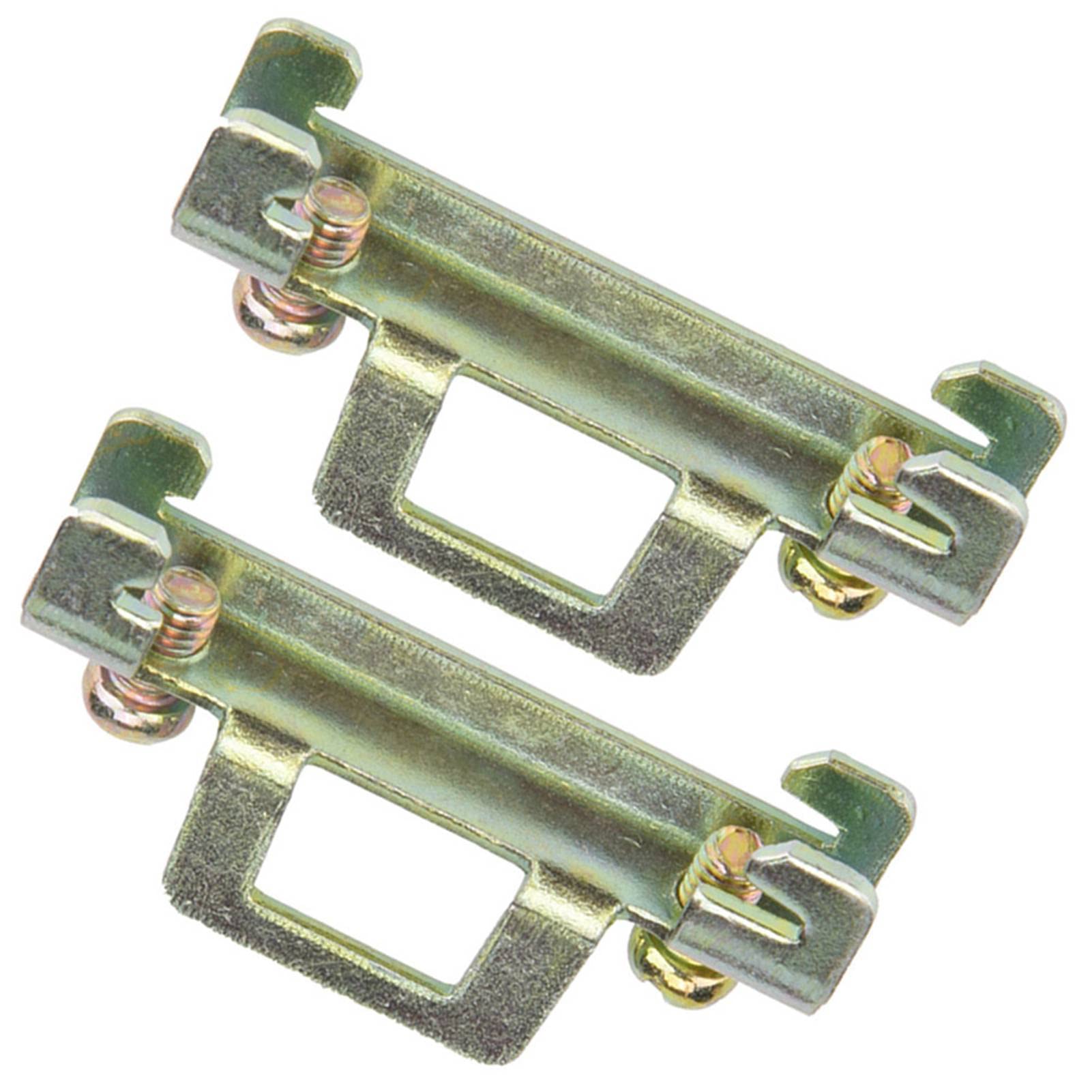 10 Sztuk 35 mm Metalowa Szyna DIN, Stała Śruba Zaciskowa, Typ Klips Mocujący do Przekaźników i Urządzeń Elektrycznych (Model Metalowy 11)