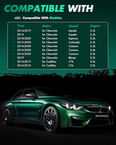 Vista 791 de SCITOO 1 bobinas de encendido con 4 bujías de iridio para Chevrolet 2011-2015 Cruze 1.4L 2016 Cruze Limited 1.4L 2012-2020 Sonic 1.4L 2013-2021 Trax