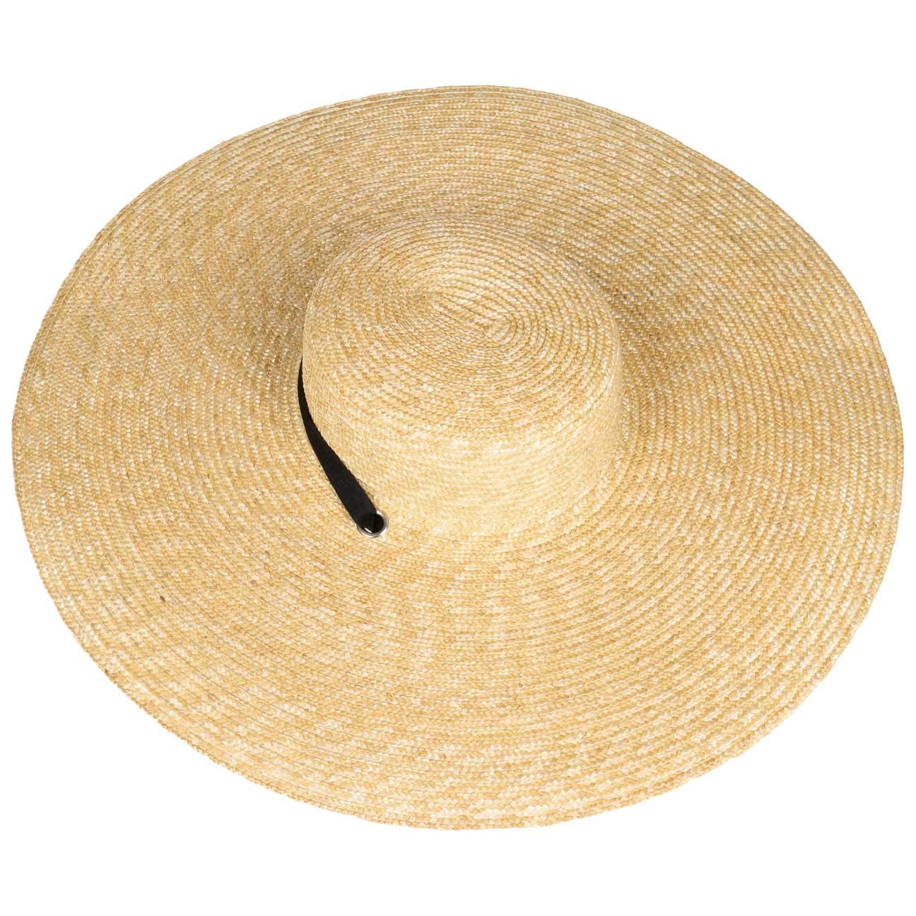 LIERYS Giant Cappello di Paglia a Tesa Larga Prodotto in UE Donna Primavera Estate