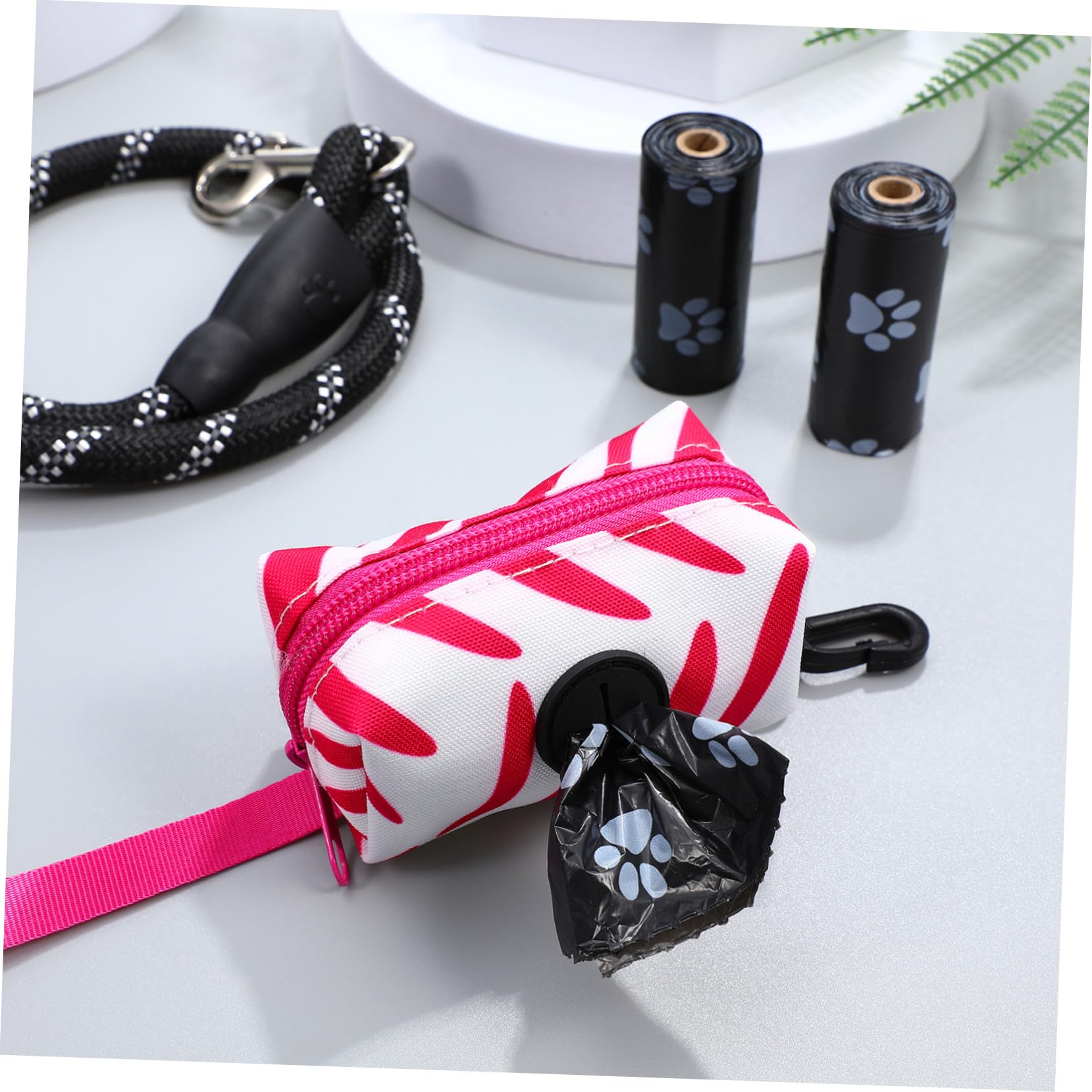 Gatuida Laisse pour Chien Nylon avec Distributeur et Sacs à Déjections Pet Supplies Extérieur pour Chiens Petits et Moyens