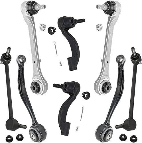 Miniatura 174 de Detroit Axle - Kit de suspensión delantera de 8 piezas para Toyota Sienna 2004-2010, brazos de control inferiores con rótulas interiores exteriores