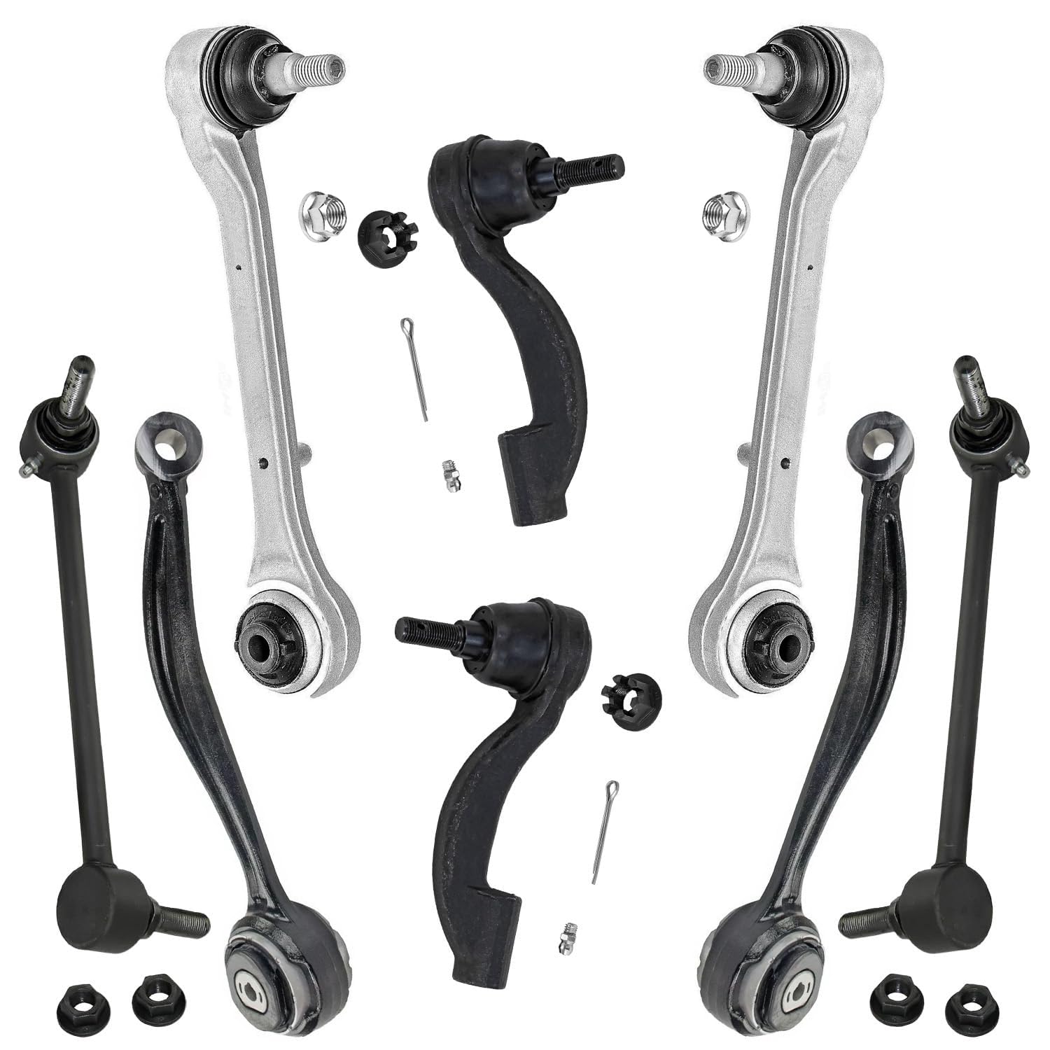 Detroit Axle - AWD 8pc Front End Suspension Kit for 2013-2019 Cadillac ATS